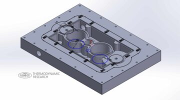 Stirling engine heat exchanger manifold