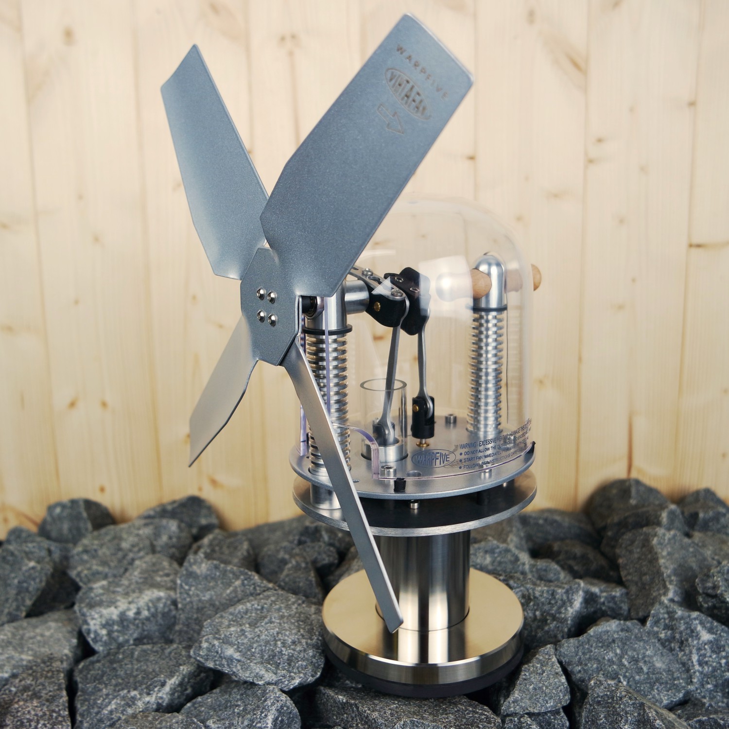 Vihtafan Sauna Fan - Stirling Engine Fan For Sauna Use