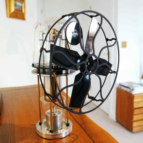 Stirling engine air fan