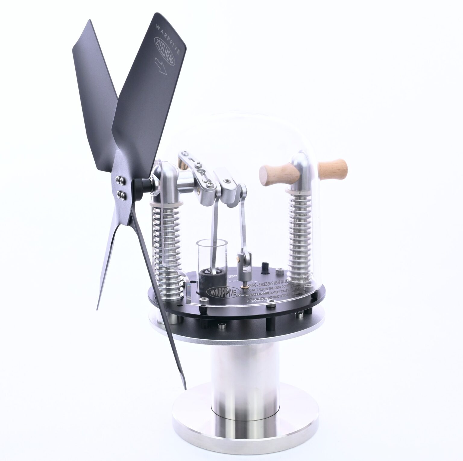 Precision Engineered Steelhead Stove Fan | Stirling Engine