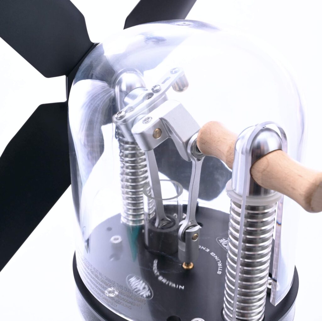 Precision Engineered Steelhead Stove Fan | Stirling Engine