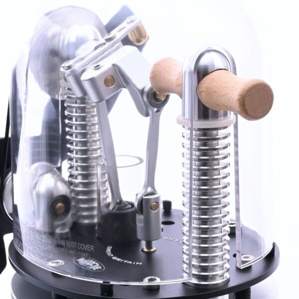The dust cover will retro fit any Warpfive Stirling engine model
